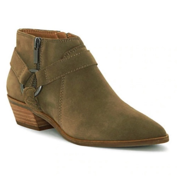 NEW Lucky Brand Enitha Piled Suede Ankle Boots 6 - Picture 1 of 10
